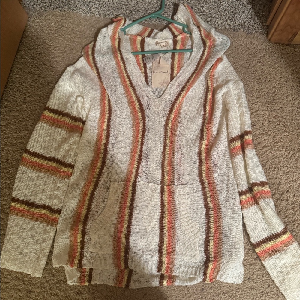 poncho type sweater
